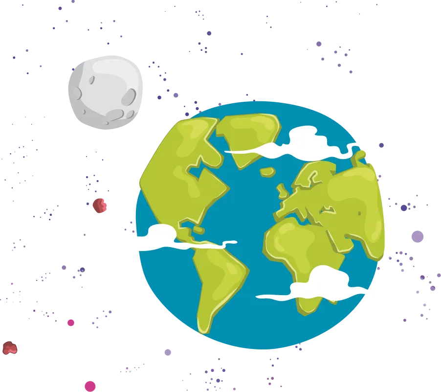 planeta-tierra-y-luna